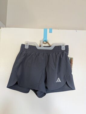 NWT adidas Women 3" Gray Athletic Shorts